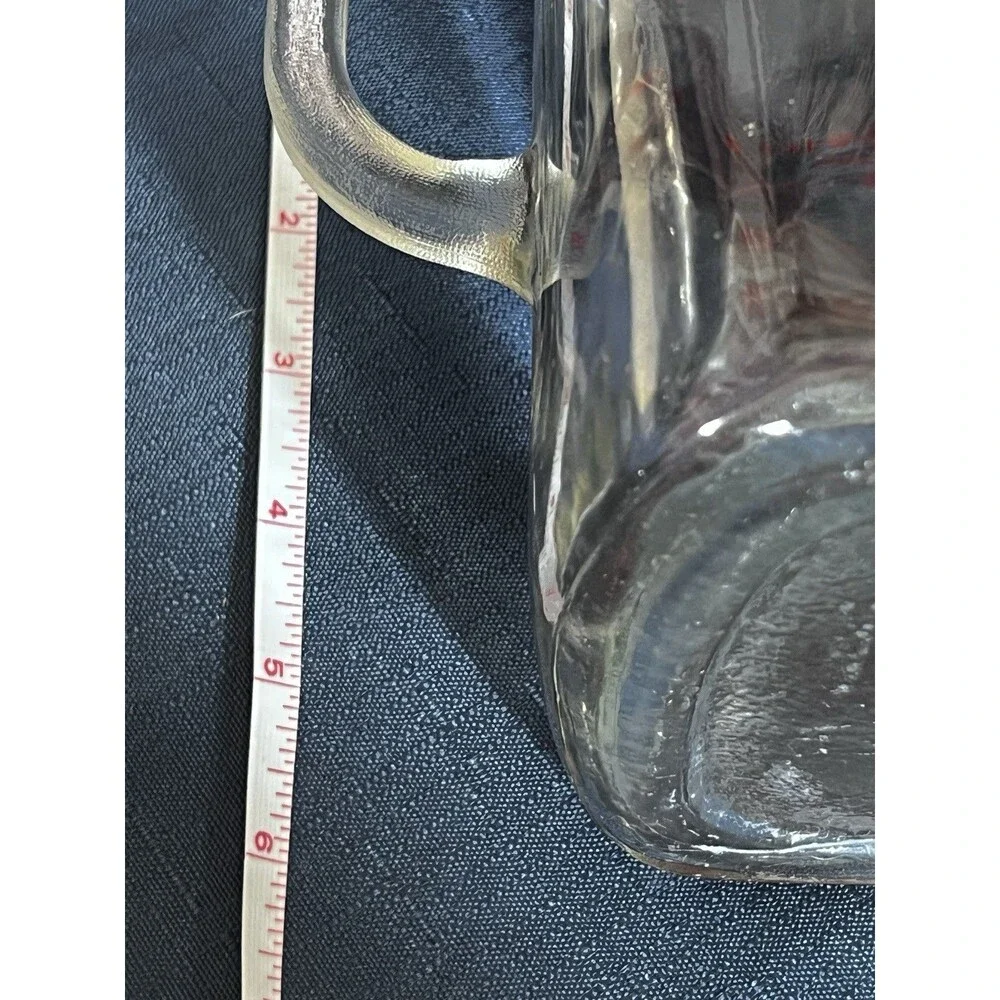 Vintage EVENFLO Baby Formula Measuring Pitcher 4 Cup 32oz 1Qt Glass CLEAN 1950s